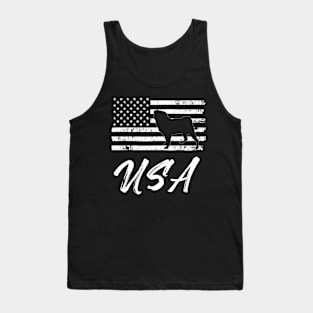 American Pug USA Flag TShirt for Pug Lovers Tank Top